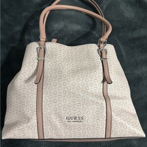 Guess Pink Tote Bag with Elegant Design